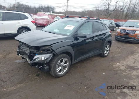 2023 Hyundai Kona Sel z USA, uszkodzony, nr VIN KM8K6CAB7PU041698